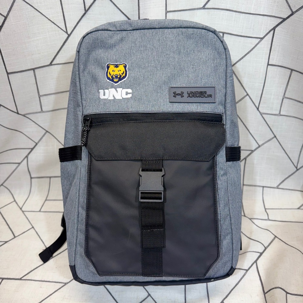 Under Armour Backpack OSFM Grey UNC Bears Laptop Sleeve Buckle Pocket